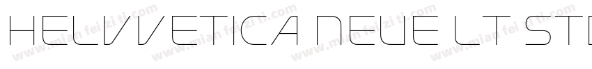 Helvvetica Neue LT Std字体转换